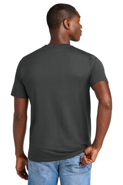 District Perfect Weight CVC Tee - Charcoal - back