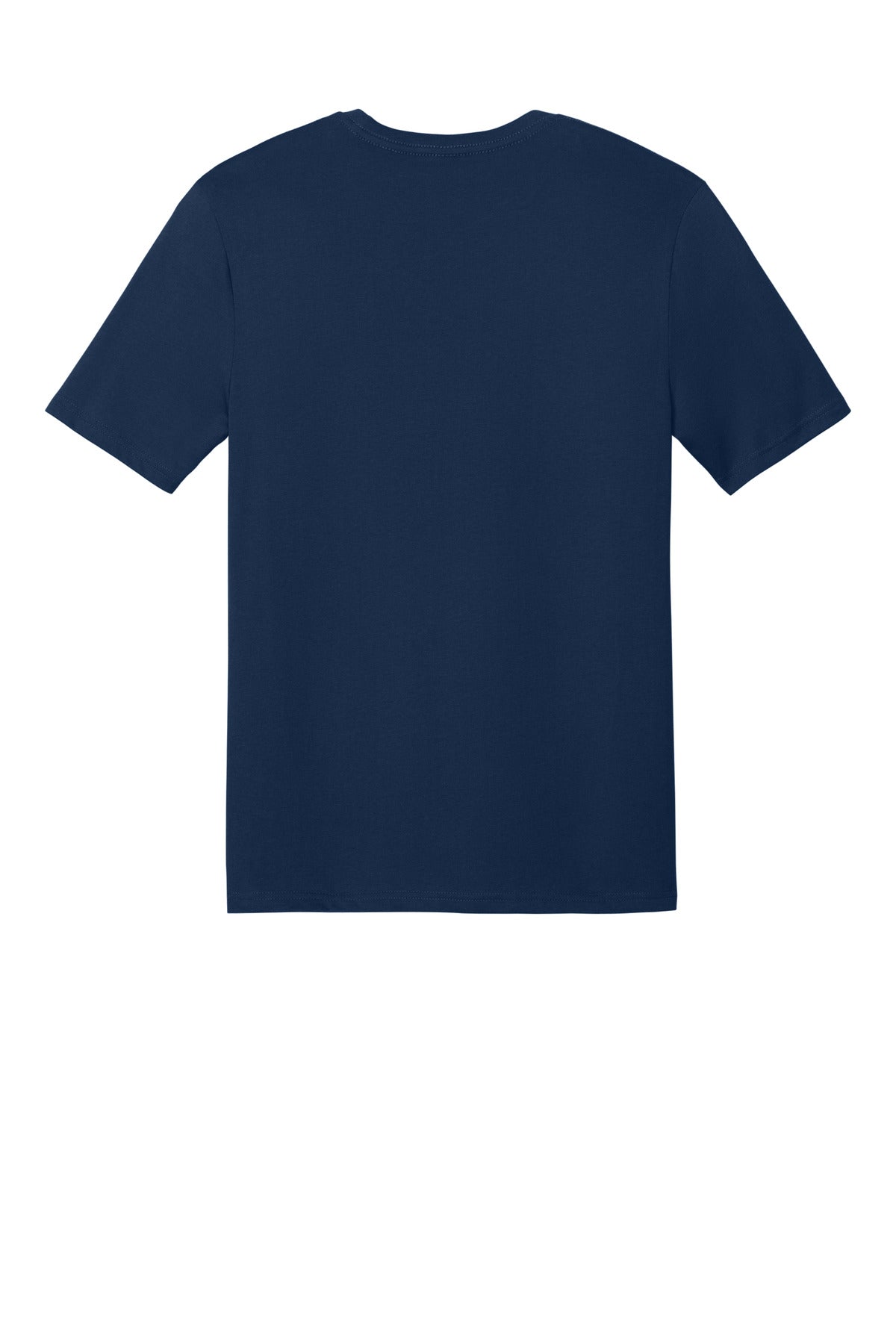 District Perfect Weight CVC Tee - Dark Royal - flat back