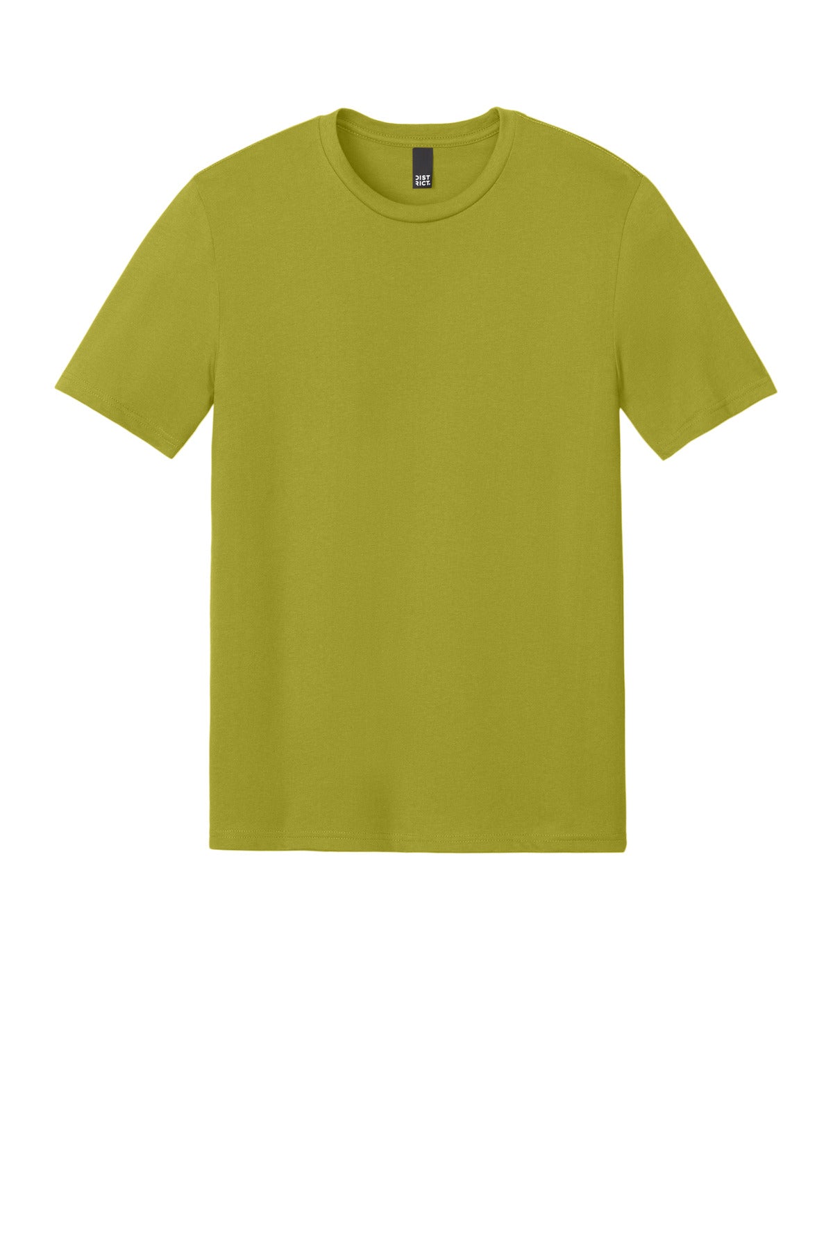 District Perfect Weight CVC Tee - Golden Cypress Green - flat front
