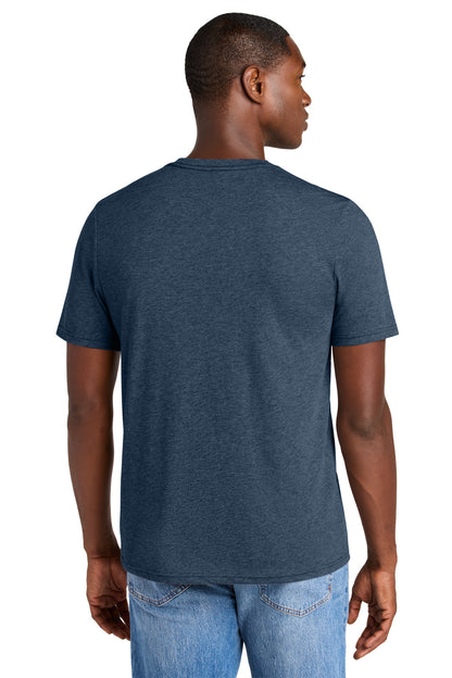 District Perfect Weight CVC Tee - Heathered Navy - back