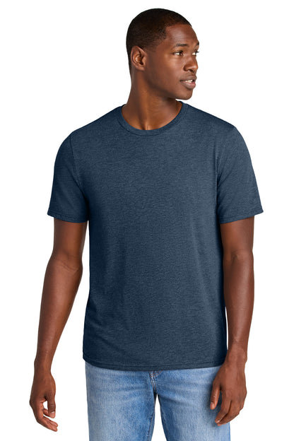 District Perfect Weight CVC Tee - Heathered Navy - front