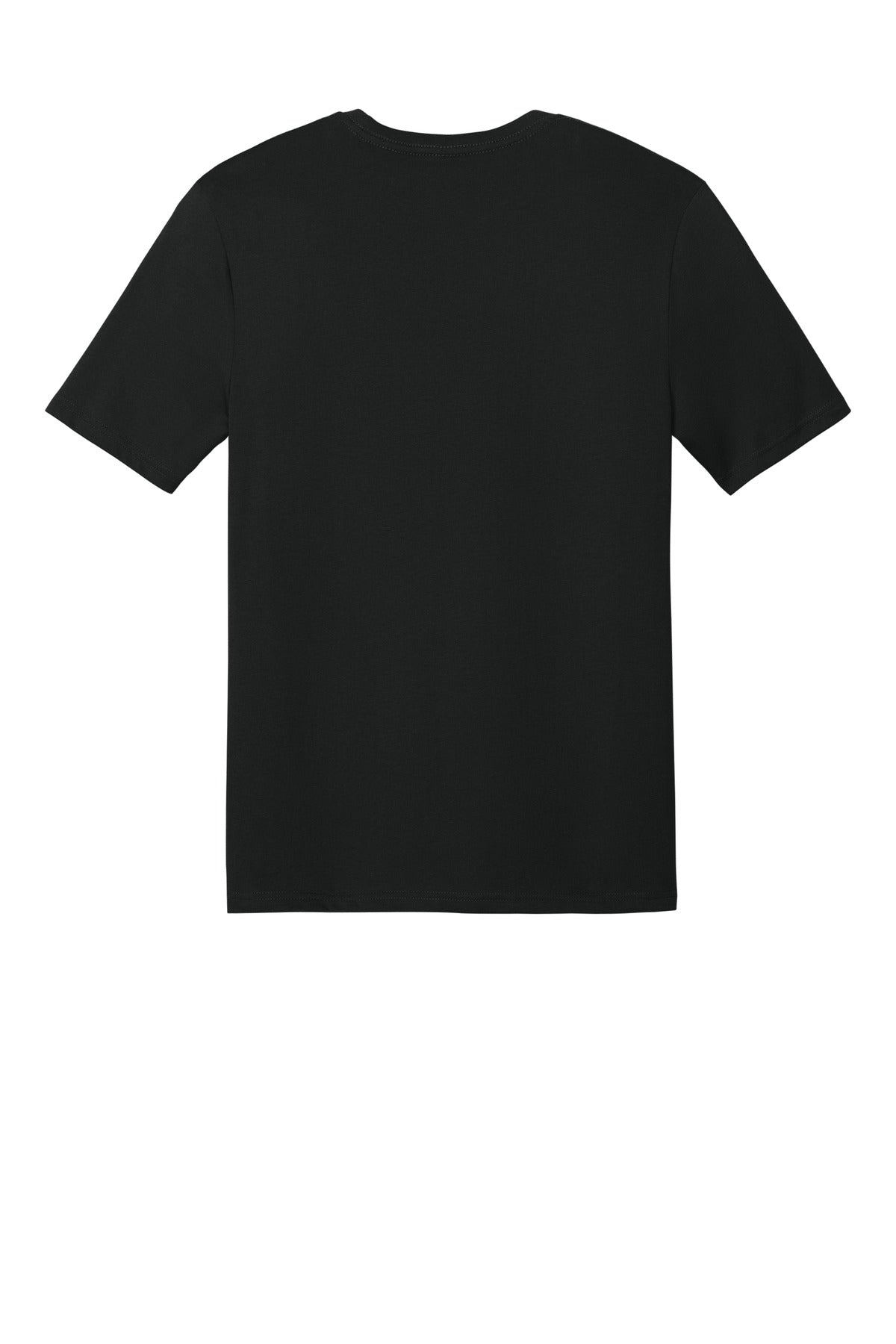 District Perfect Weight CVC Tee - Jet Black - flat back