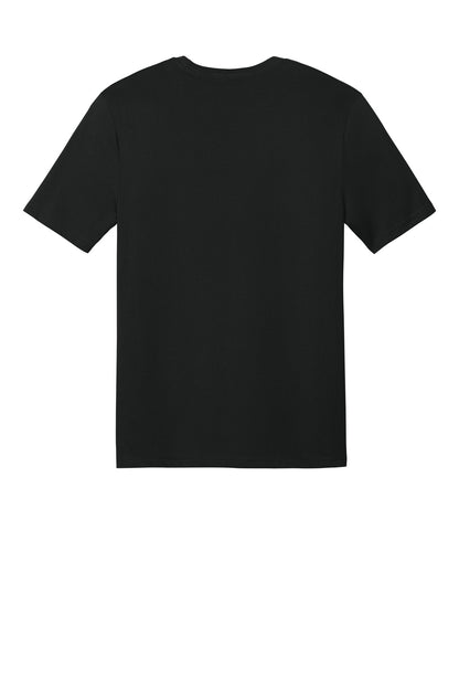 District Perfect Weight CVC Tee - Jet Black - flat back