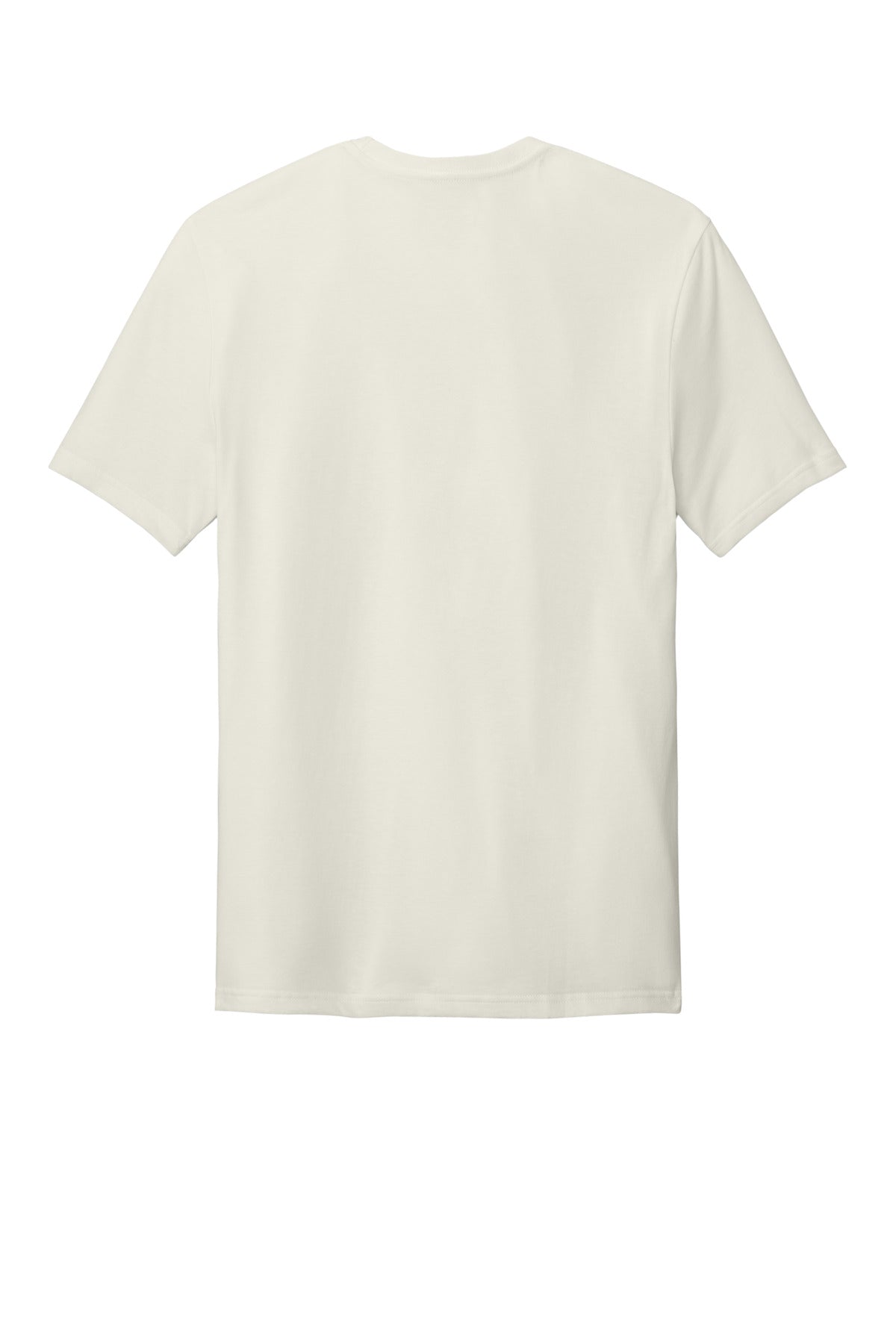 District Perfect Weight CVC Tee - White Onyx - flat back