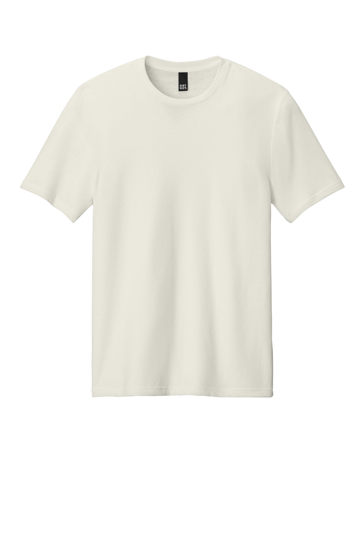 District Perfect Weight CVC Tee - White Onyx - flat front