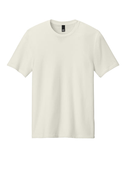 District Perfect Weight CVC Tee - White Onyx - flat front
