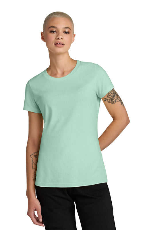 District Women's Perfect Weight CVC Tee - Frosted Mint - front