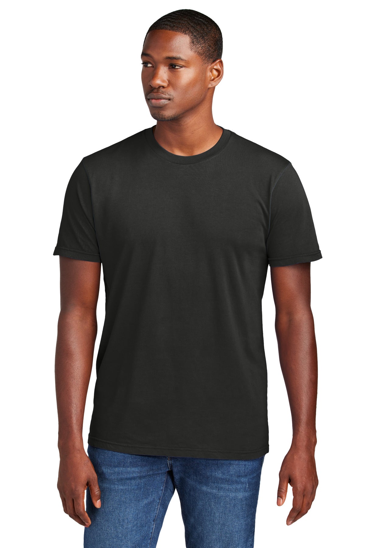 District Wash Tee - Black - front