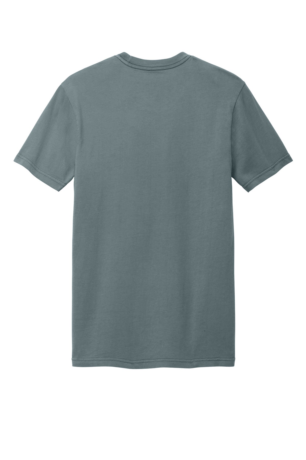 District Wash Tee - Deep Steel Blue - flat back