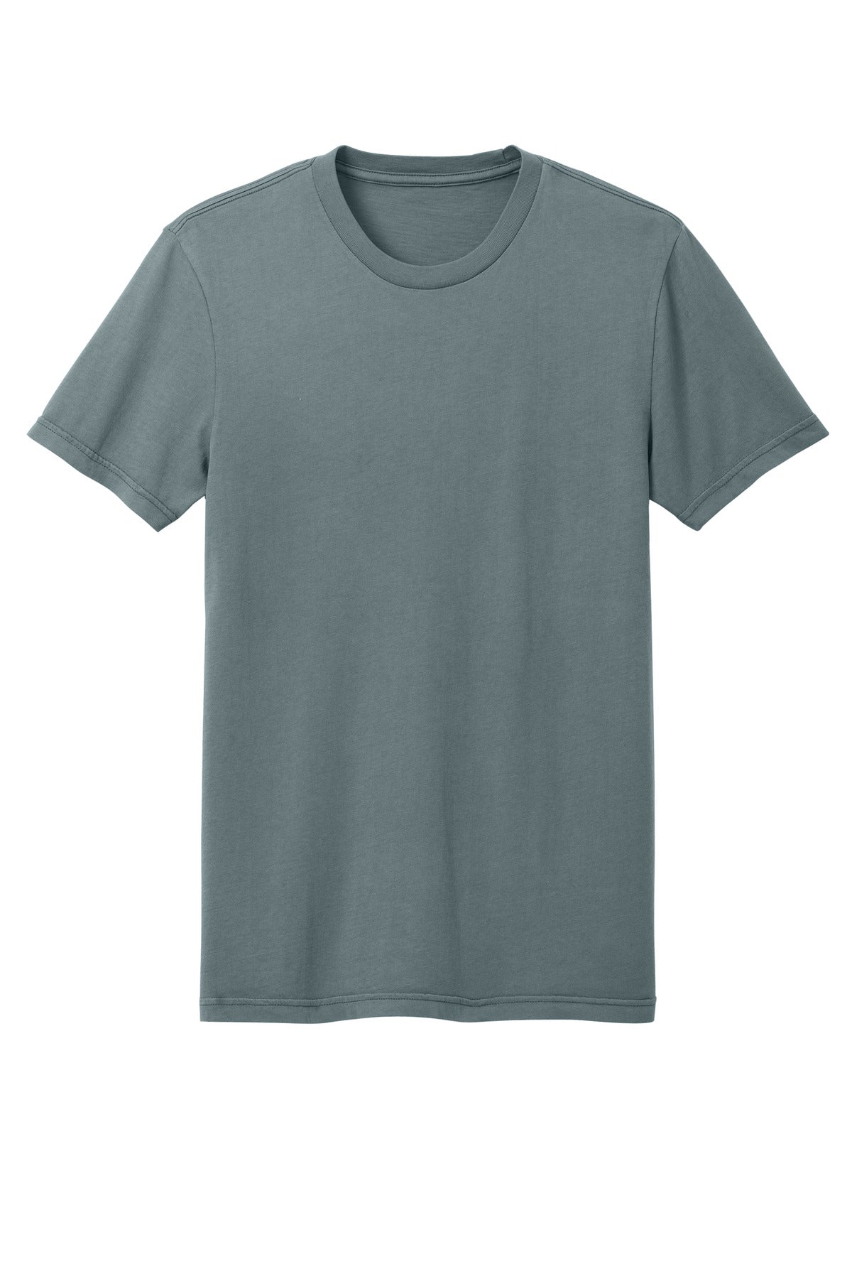District Wash Tee - Deep Steel Blue - flat front