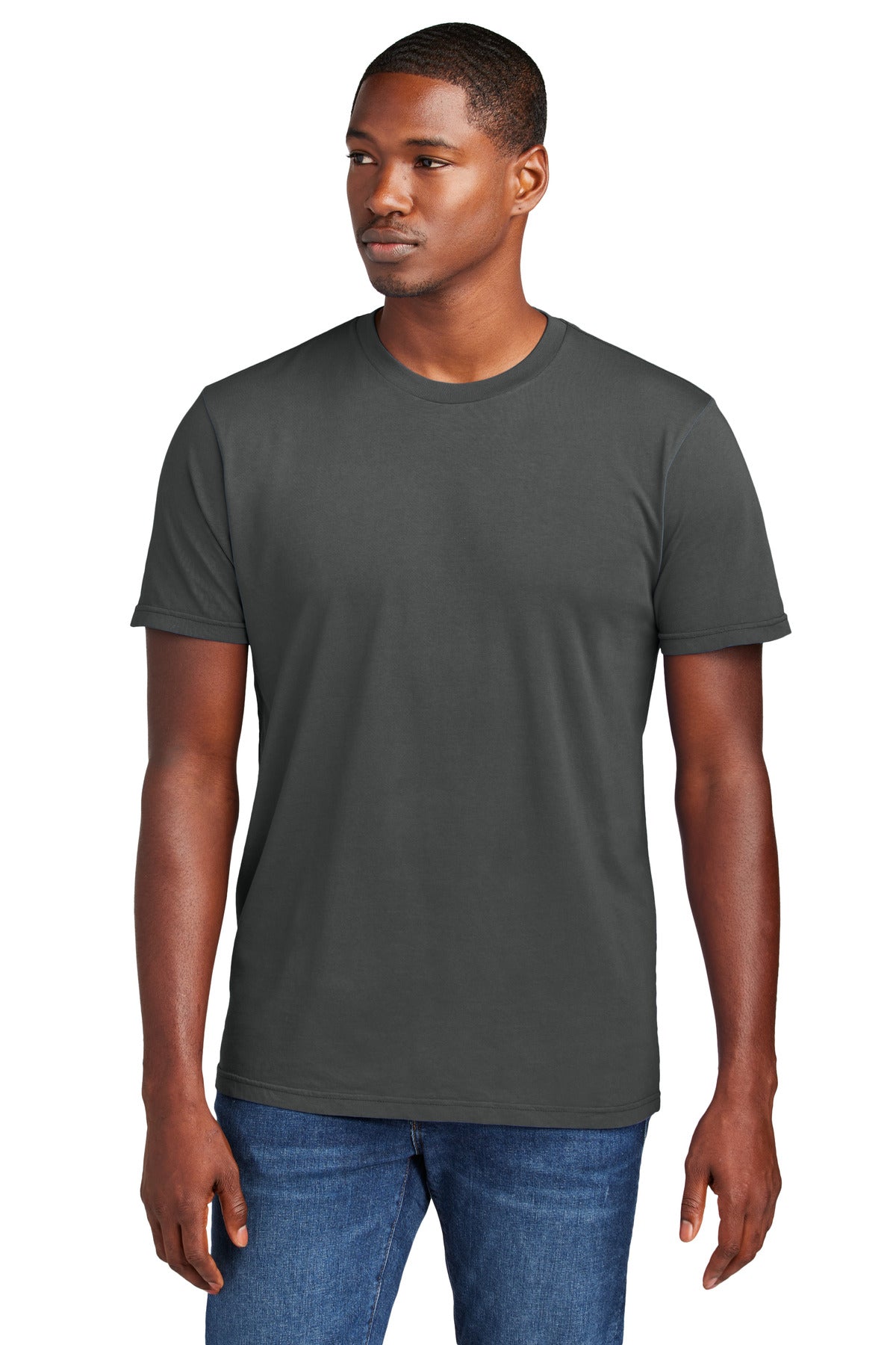 District Wash Tee - Graphite - front