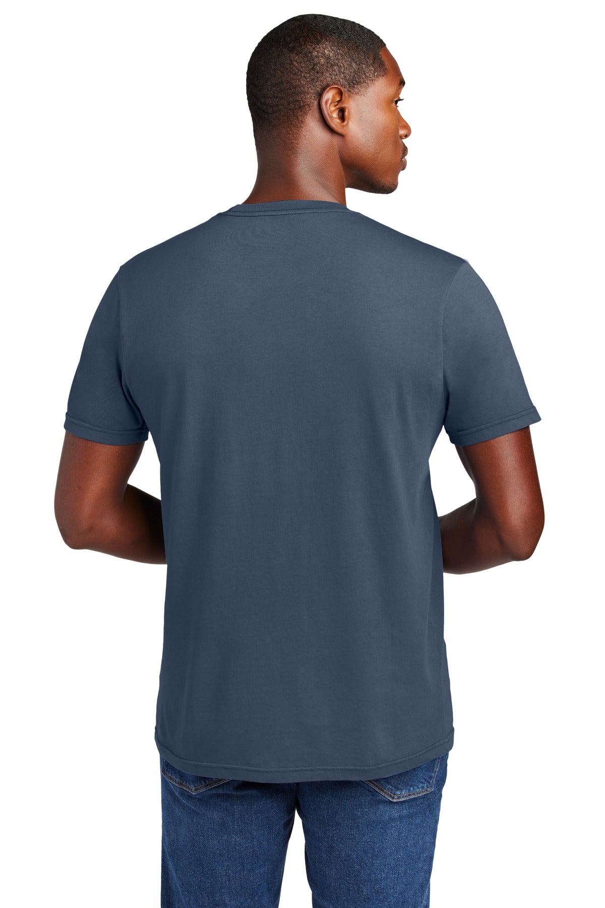 District Wash Tee - True Navy - back