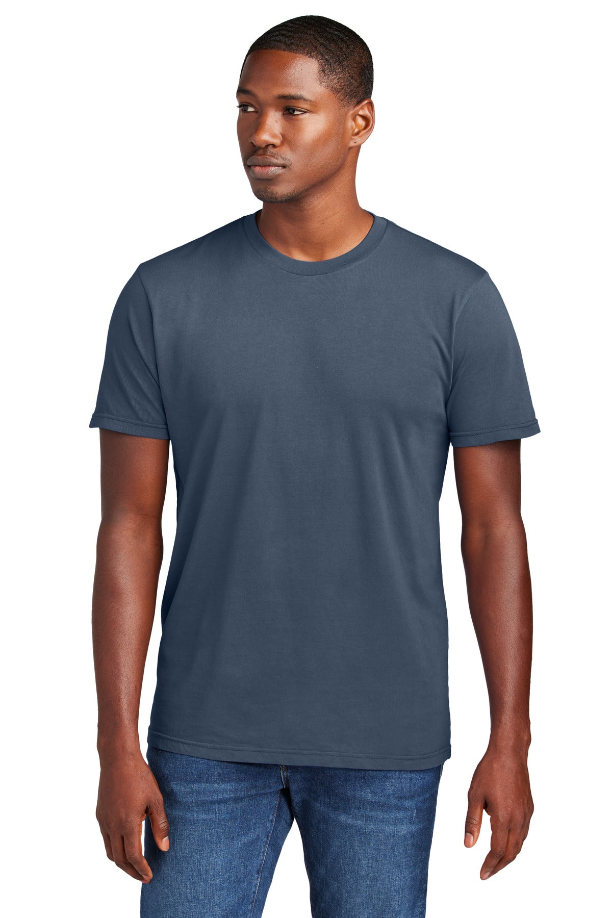 District Wash Tee - True Navy - front