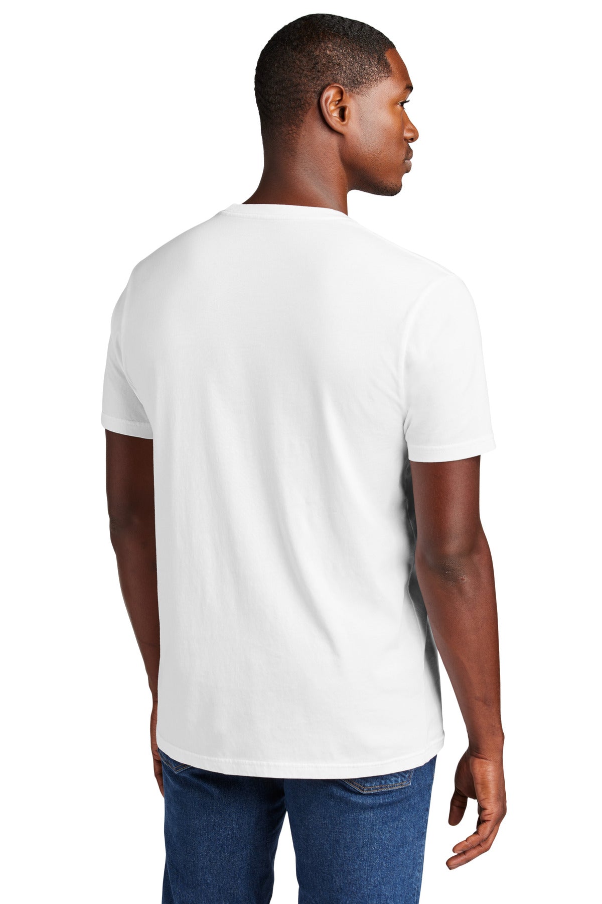 District Wash Tee - White - back