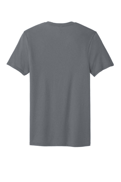 District The Concert Tee - Charcoal - flat back