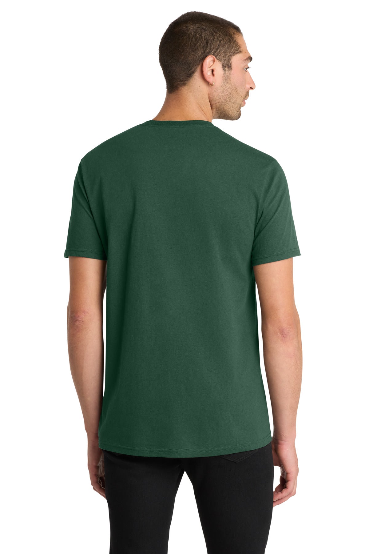 District The Concert Tee - Forest Green - back