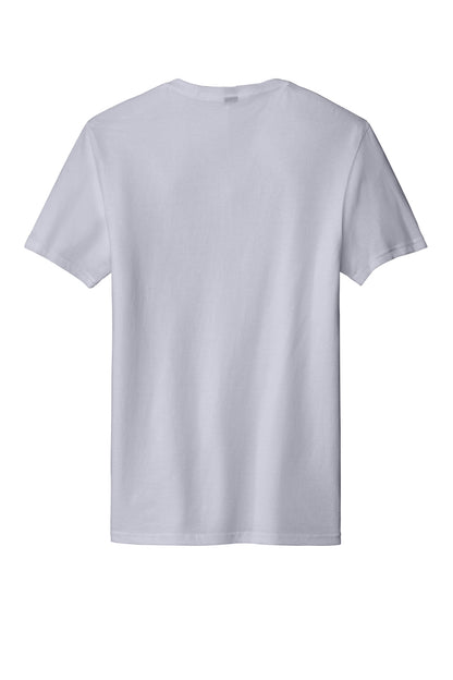 District The Concert Tee - Silver - flat back