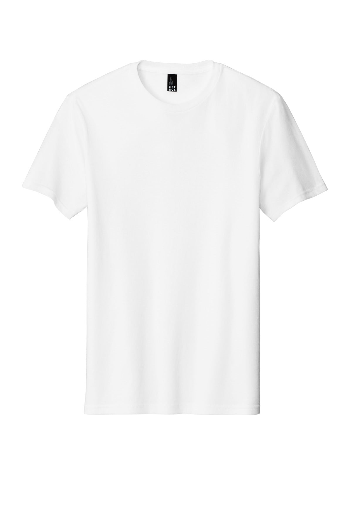 District The Concert Tee - White - flat front