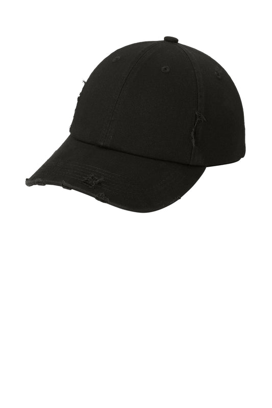 District Distressed Cap - Black - front