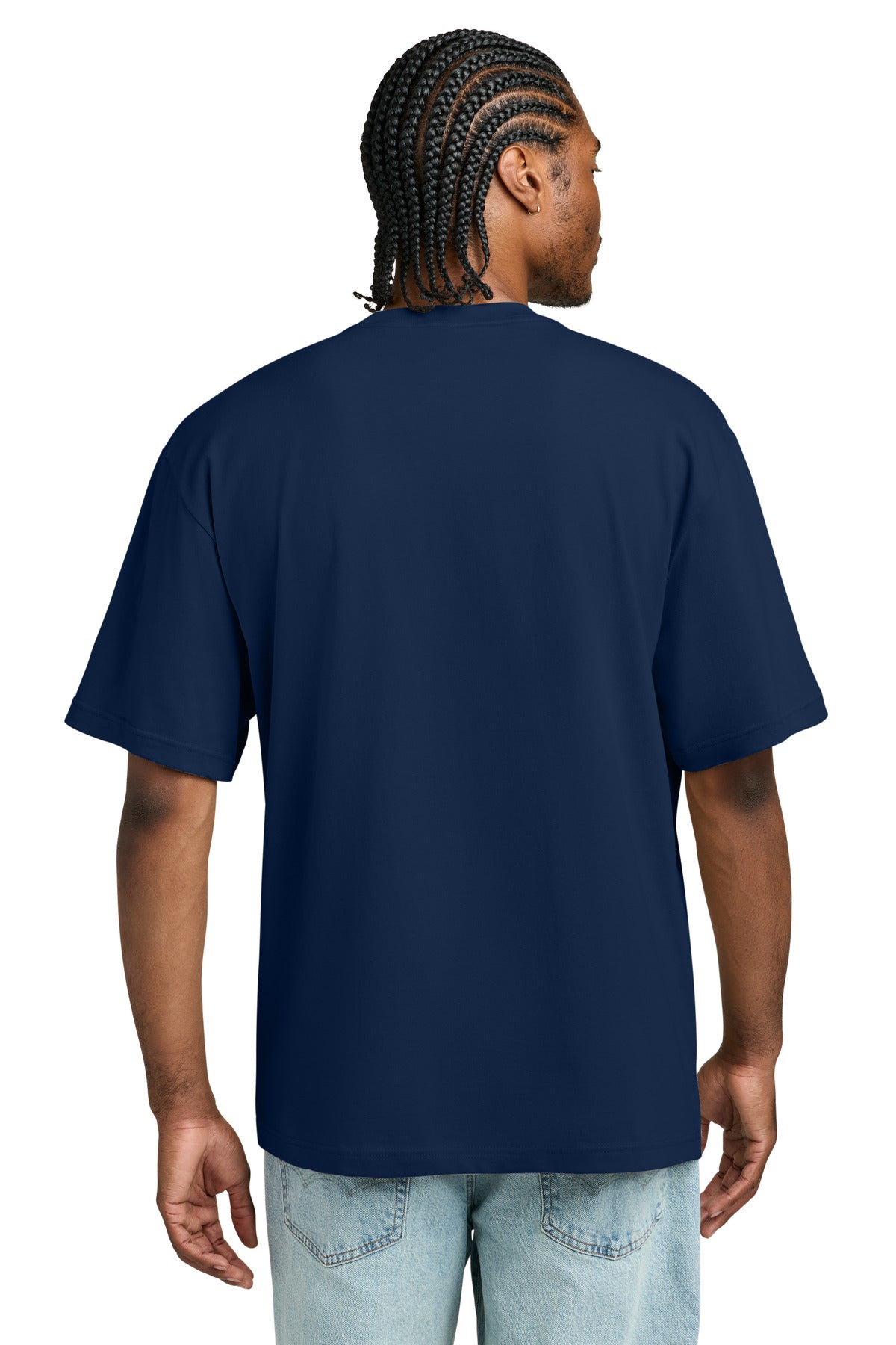District Heavyweight Very Important Tee - Dark Royal - back