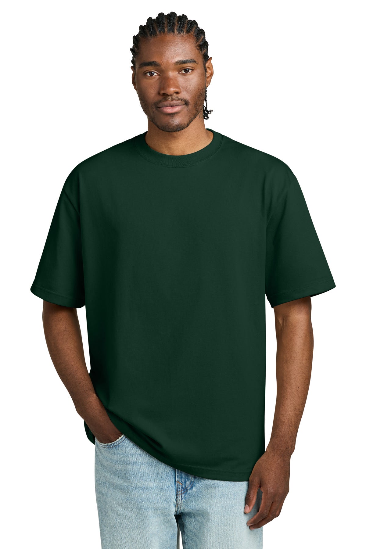 District Heavyweight Very Important Tee - Forest Green - front