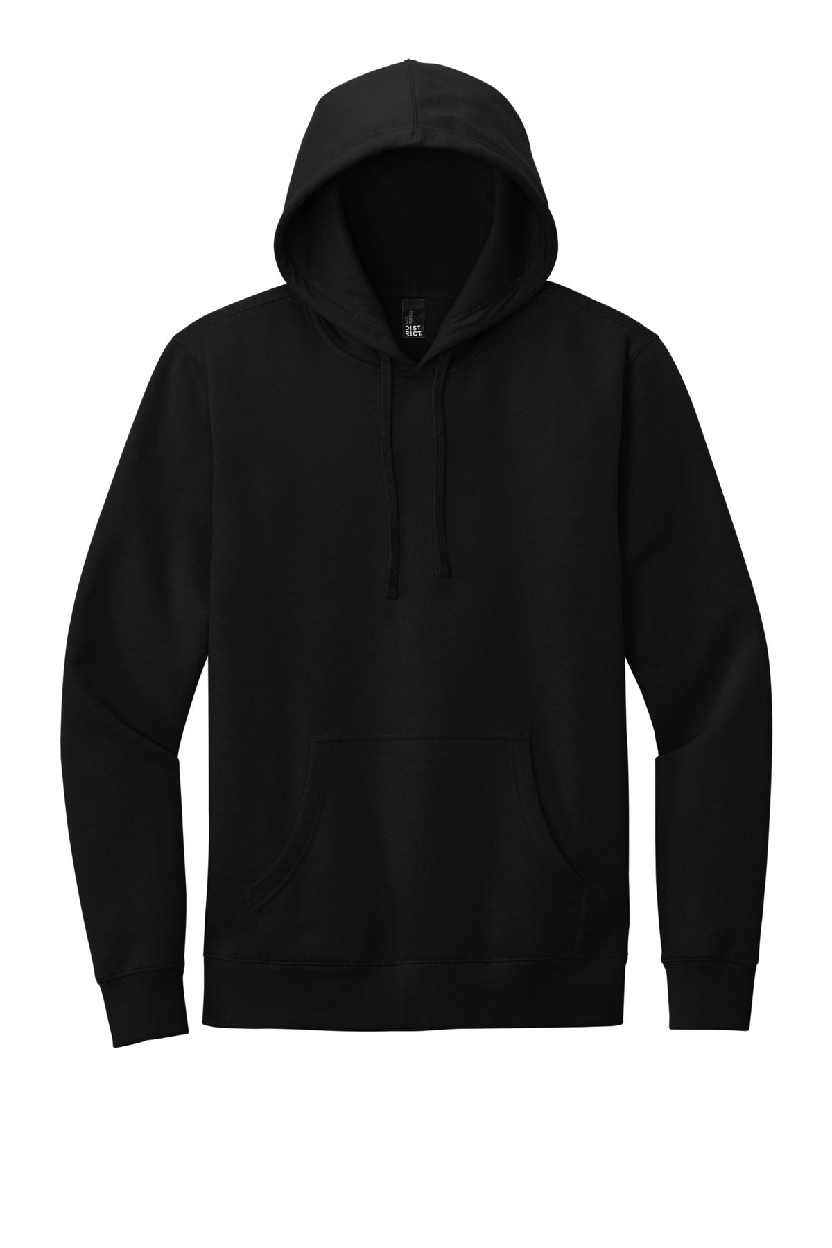 District V.I.T. Fleece Hoodie - Black - flat front