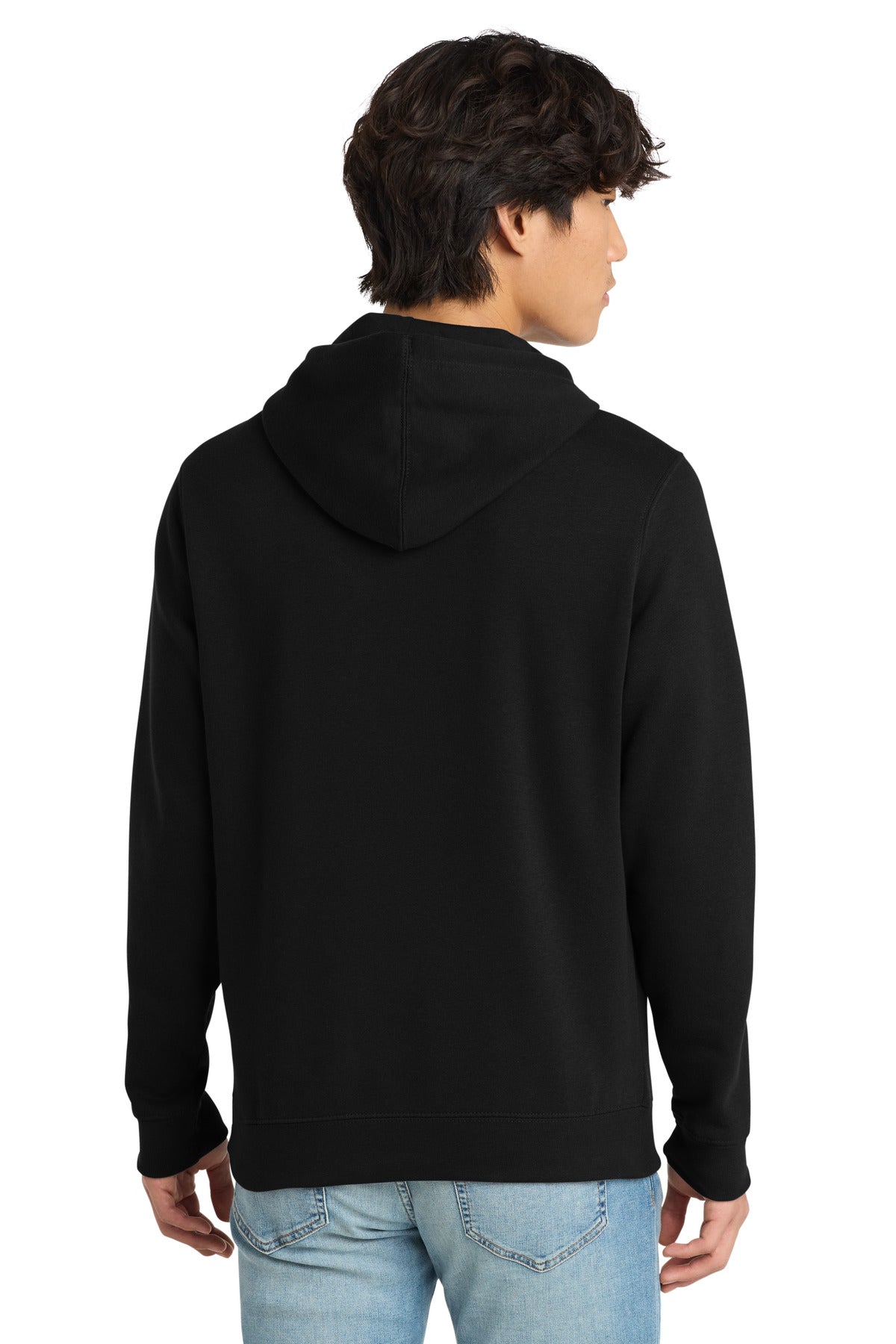 District V.I.T. Fleece Hoodie - Black - back