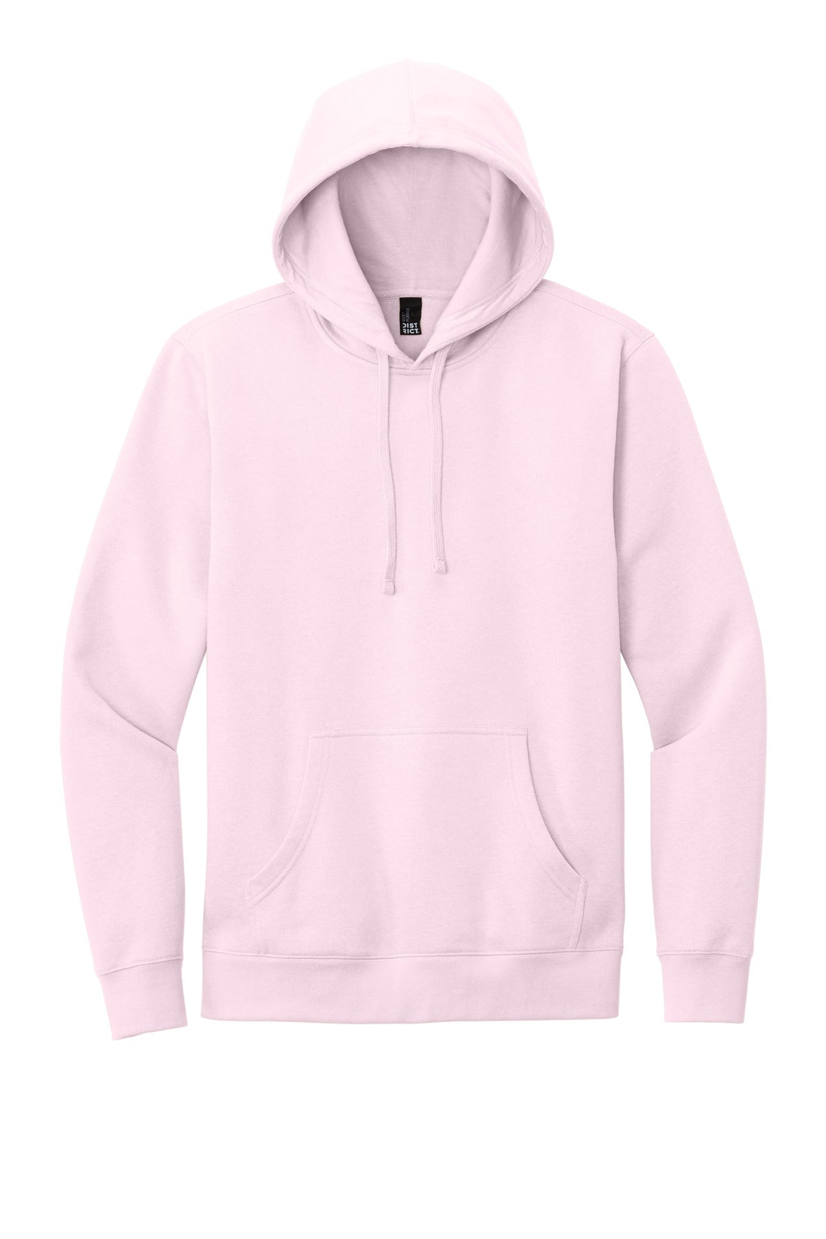 District V.I.T. Fleece Hoodie - Carnation Pink - flat front