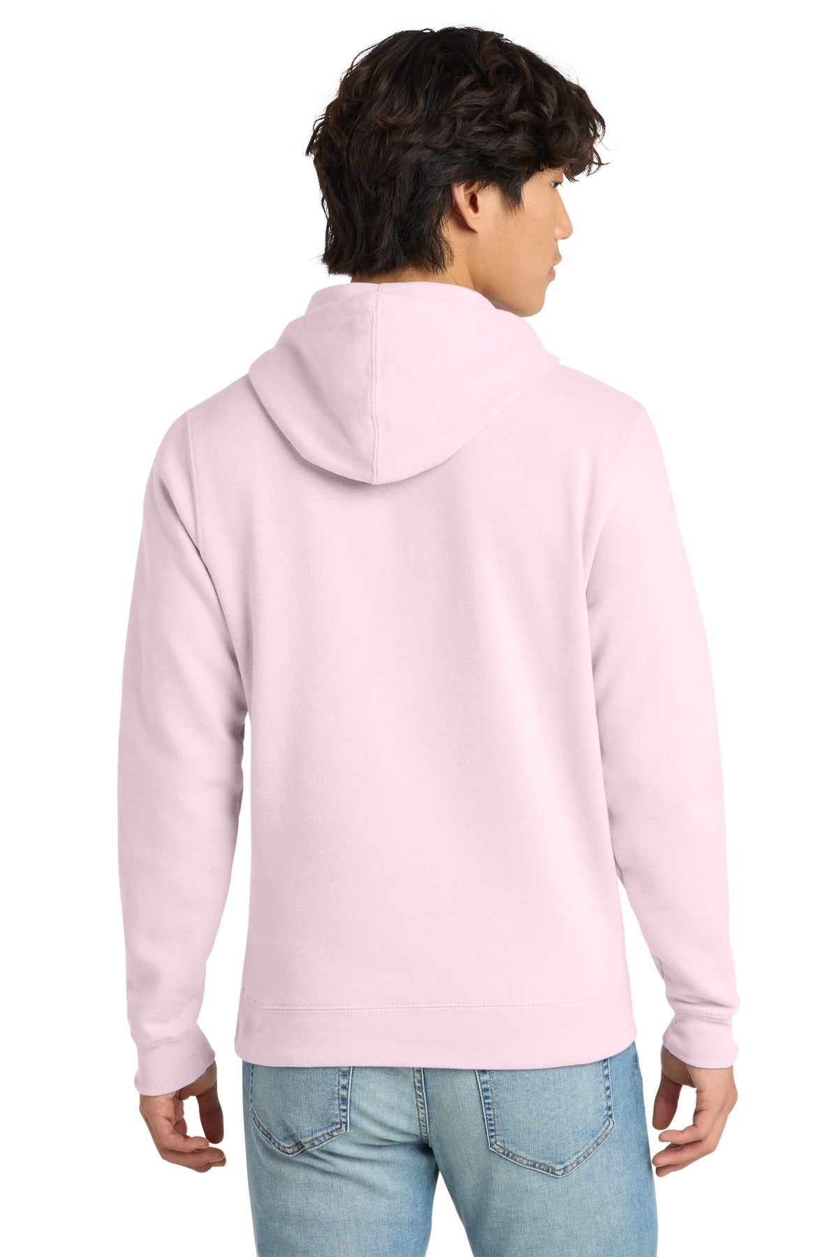 District V.I.T. Fleece Hoodie - Carnation Pink - back