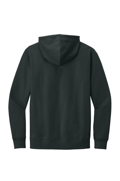 District V.I.T. Fleece Hoodie - Charcoal - flat back