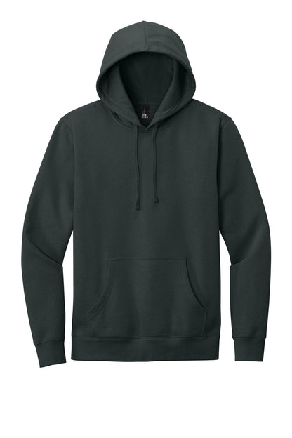 District V.I.T. Fleece Hoodie - Charcoal - flat front