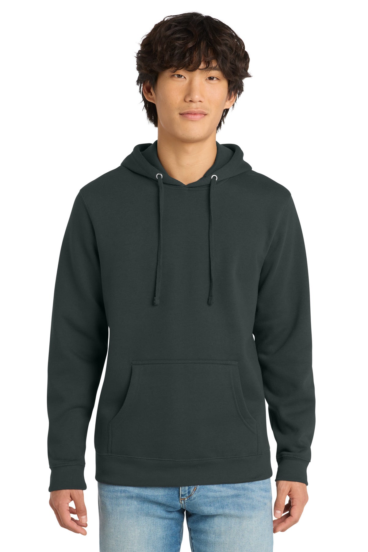 District V.I.T. Fleece Hoodie - Charcoal - front