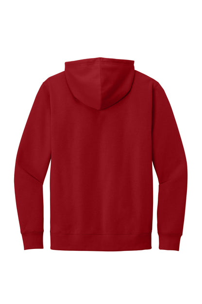 District V.I.T. Fleece Hoodie - Classic Red - flat back