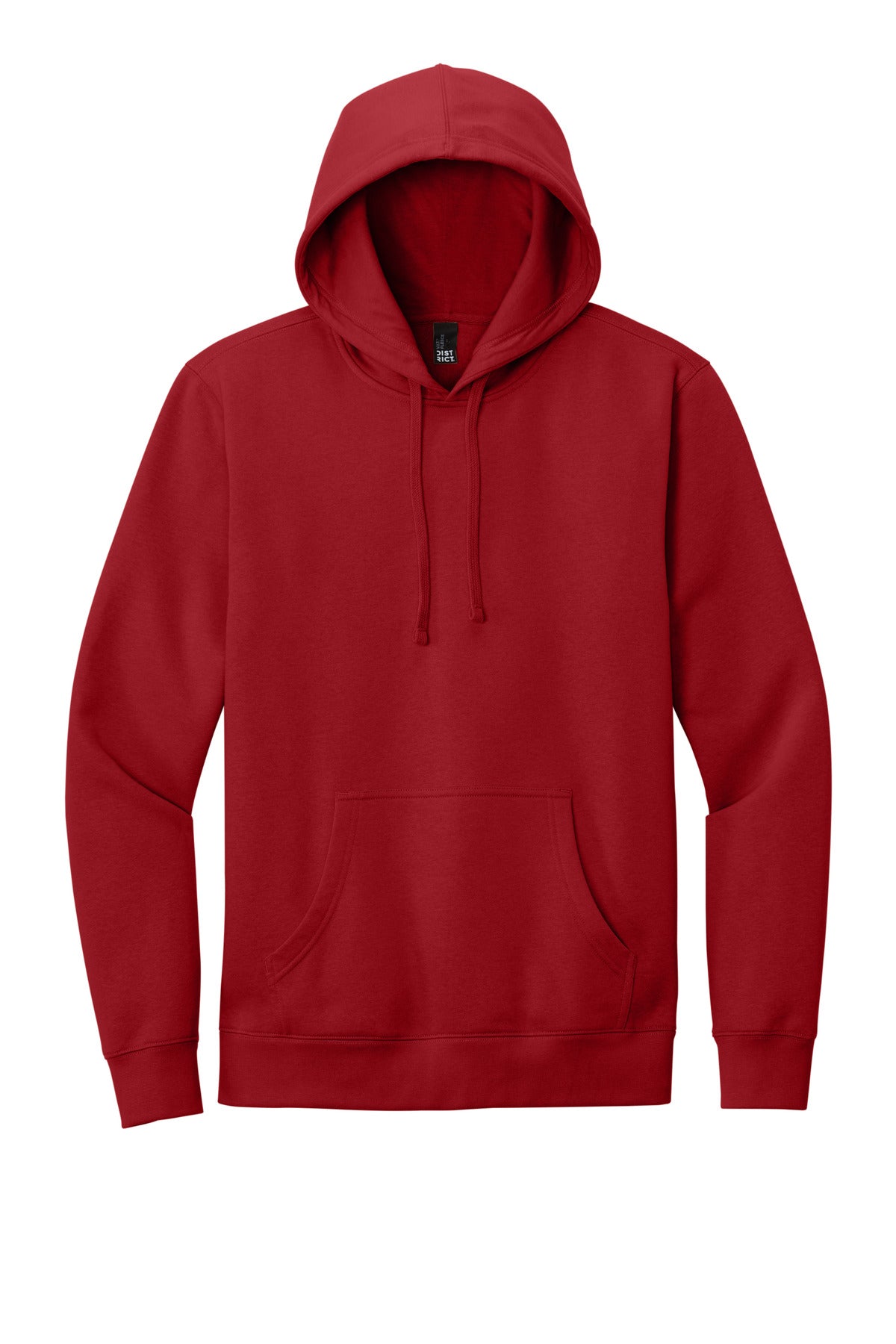 District V.I.T. Fleece Hoodie - Classic Red - flat front