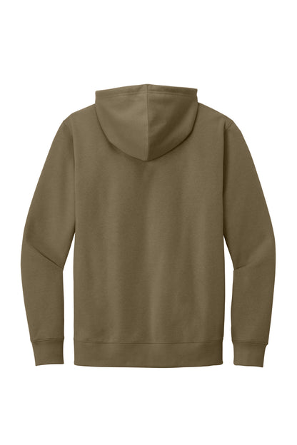 District V.I.T. Fleece Hoodie - Coyote Brown - flat back