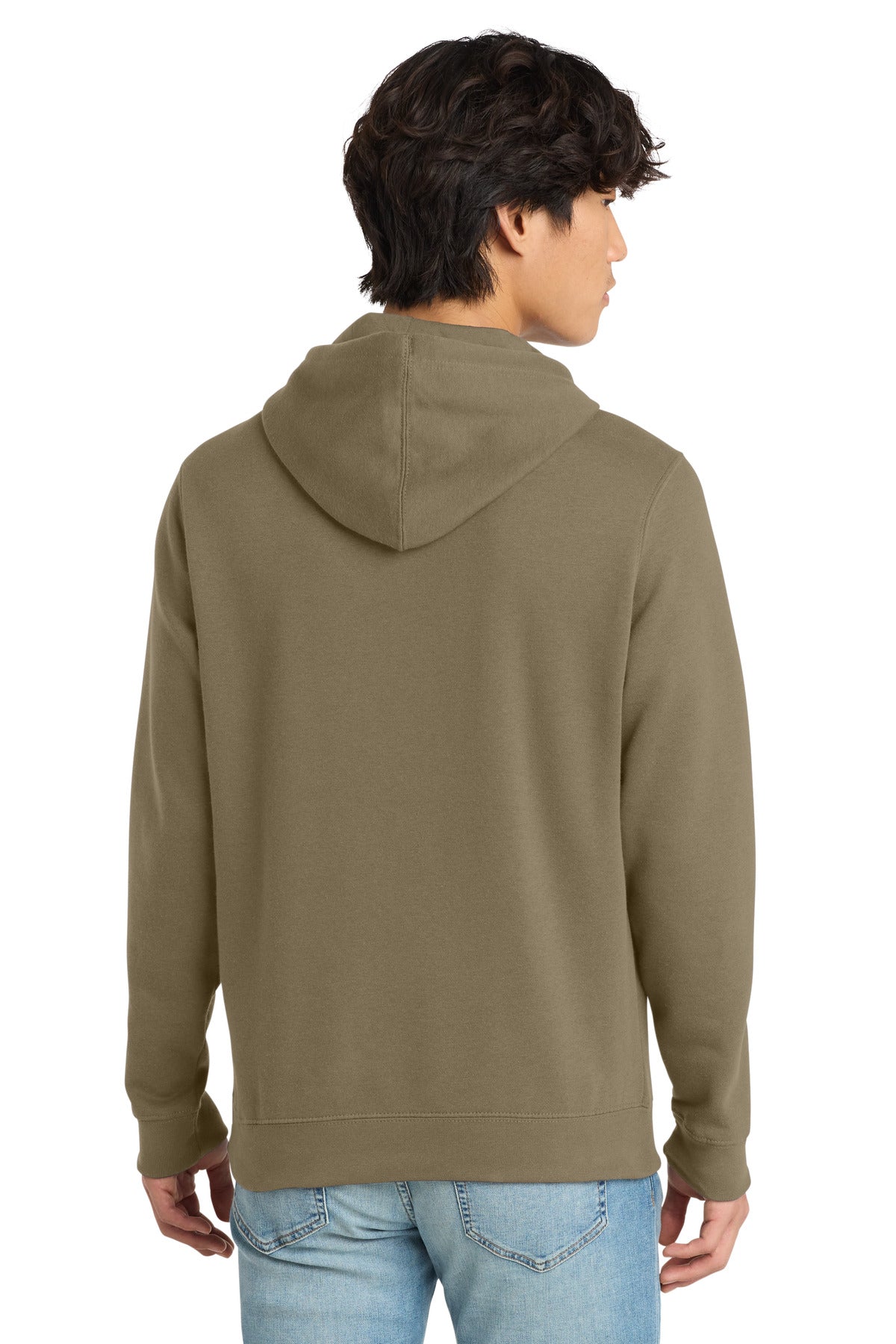 District V.I.T. Fleece Hoodie - Coyote Brown - back