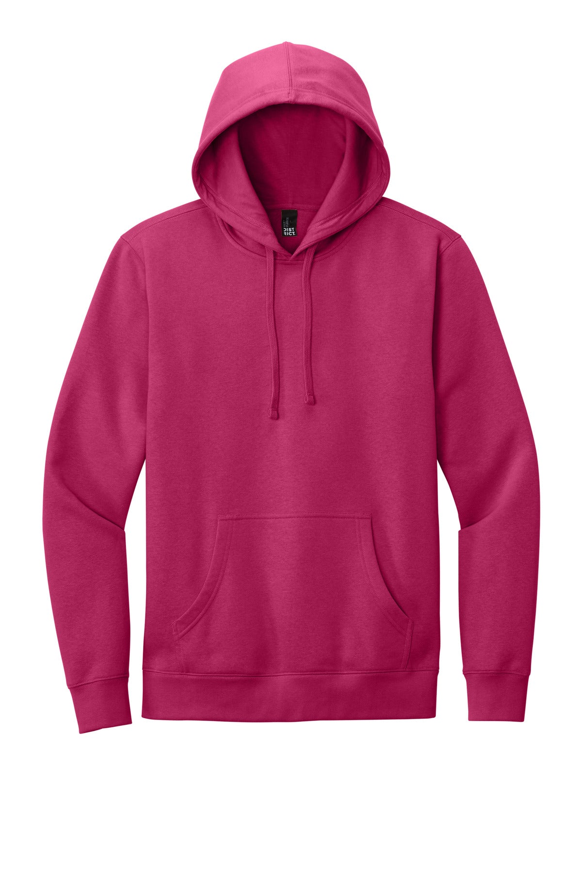 District V.I.T. Fleece Hoodie - Dark Fuchsia - flat front