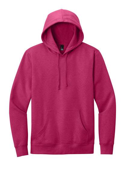District V.I.T. Fleece Hoodie - Dark Fuchsia - flat front