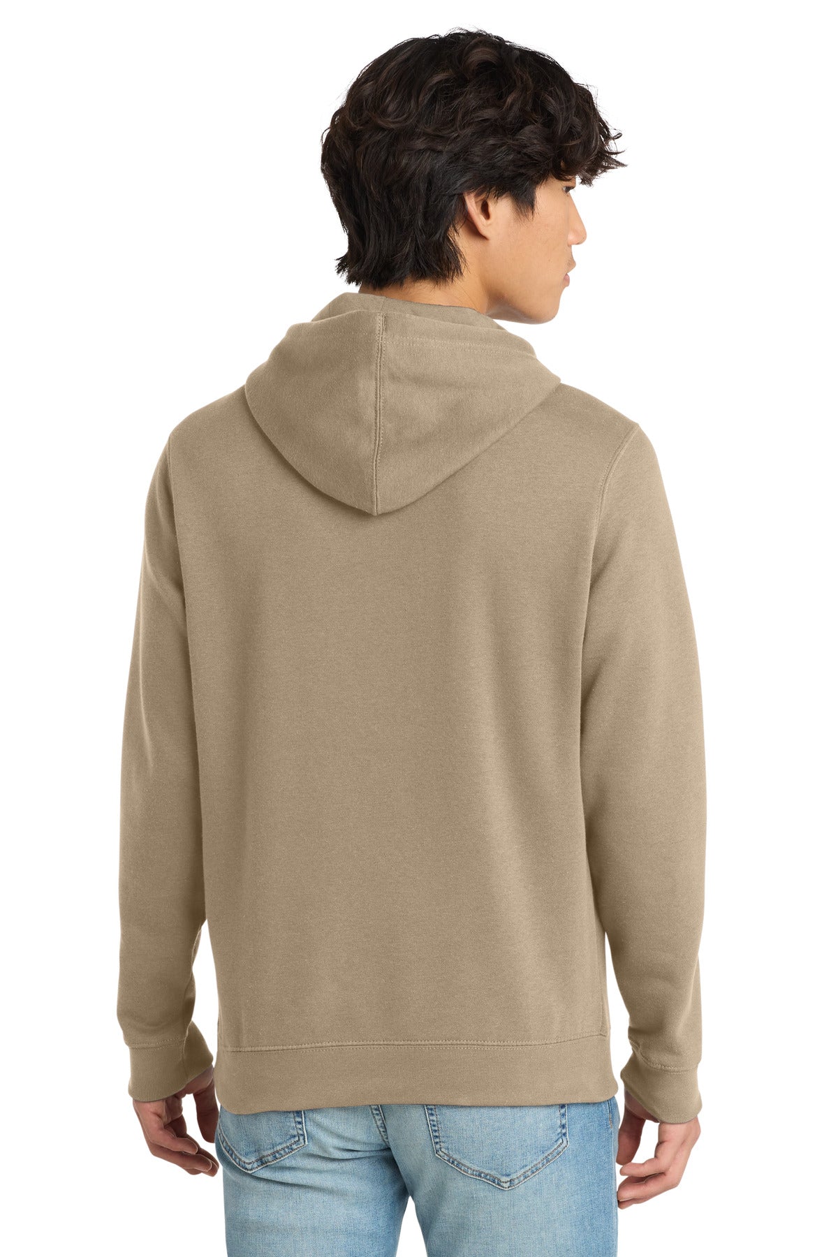 District V.I.T. Fleece Hoodie - Desert Tan - back