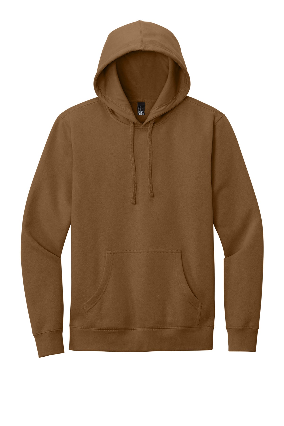 District V.I.T. Fleece Hoodie - Duck Brown - flat front