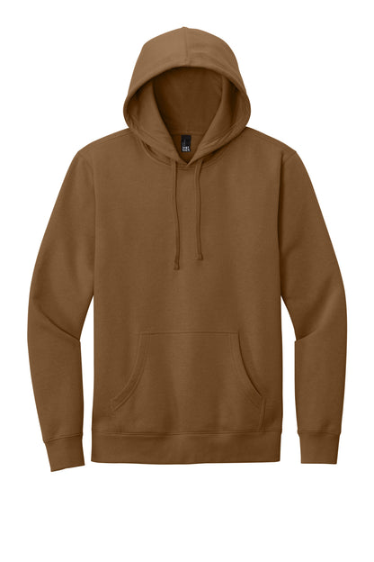 District V.I.T. Fleece Hoodie - Duck Brown - flat front