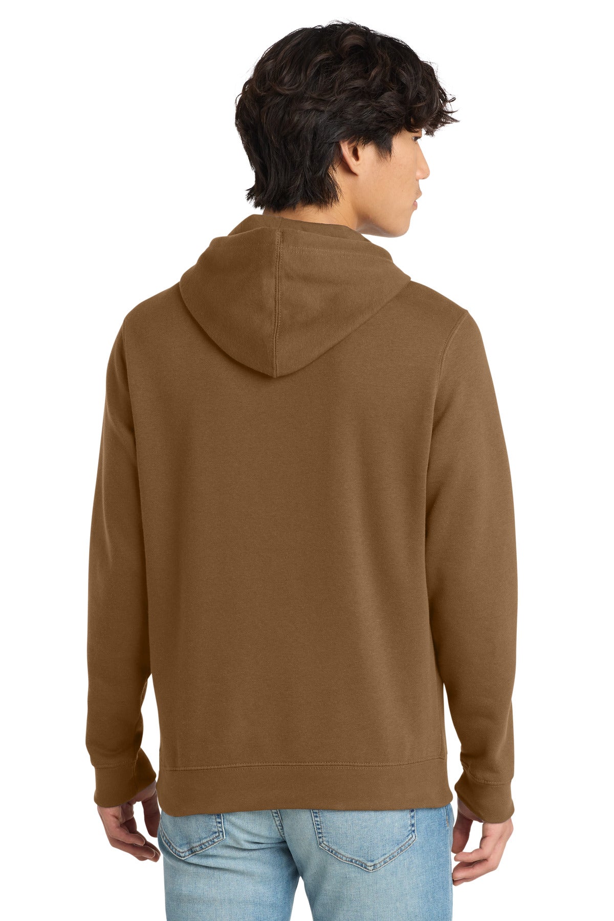 District V.I.T. Fleece Hoodie - Duck Brown - back