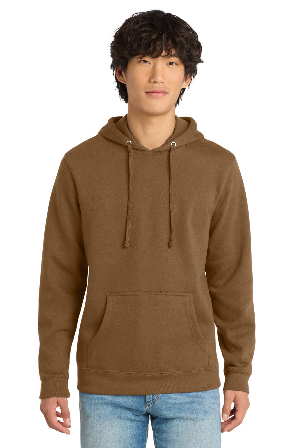 District V.I.T. Fleece Hoodie - Duck Brown - front