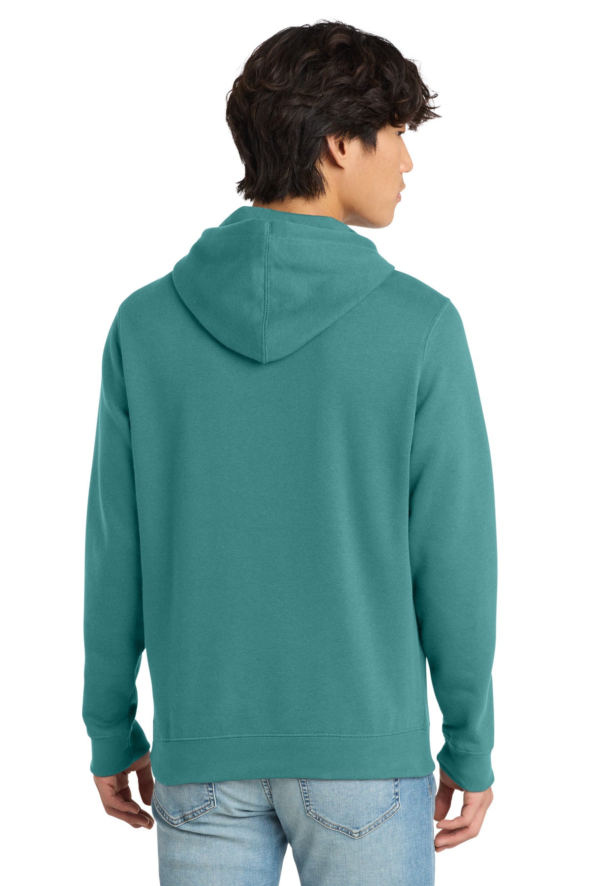District V.I.T. Fleece Hoodie - Eucalyptus Blue - back