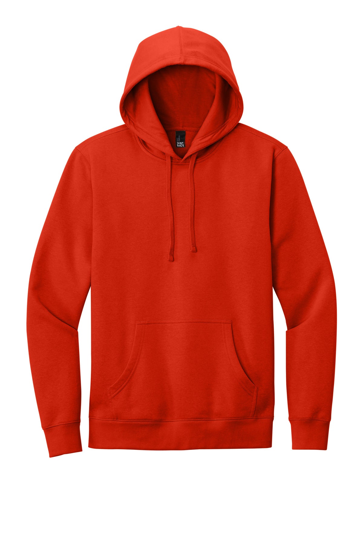 District V.I.T. Fleece Hoodie - Fiery Red - flat front