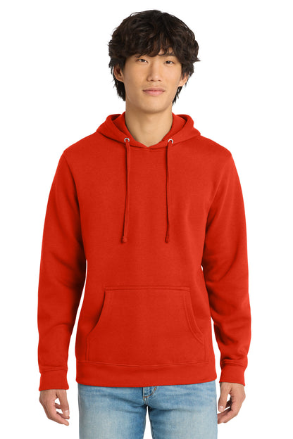 District V.I.T. Fleece Hoodie - Fiery Red - front