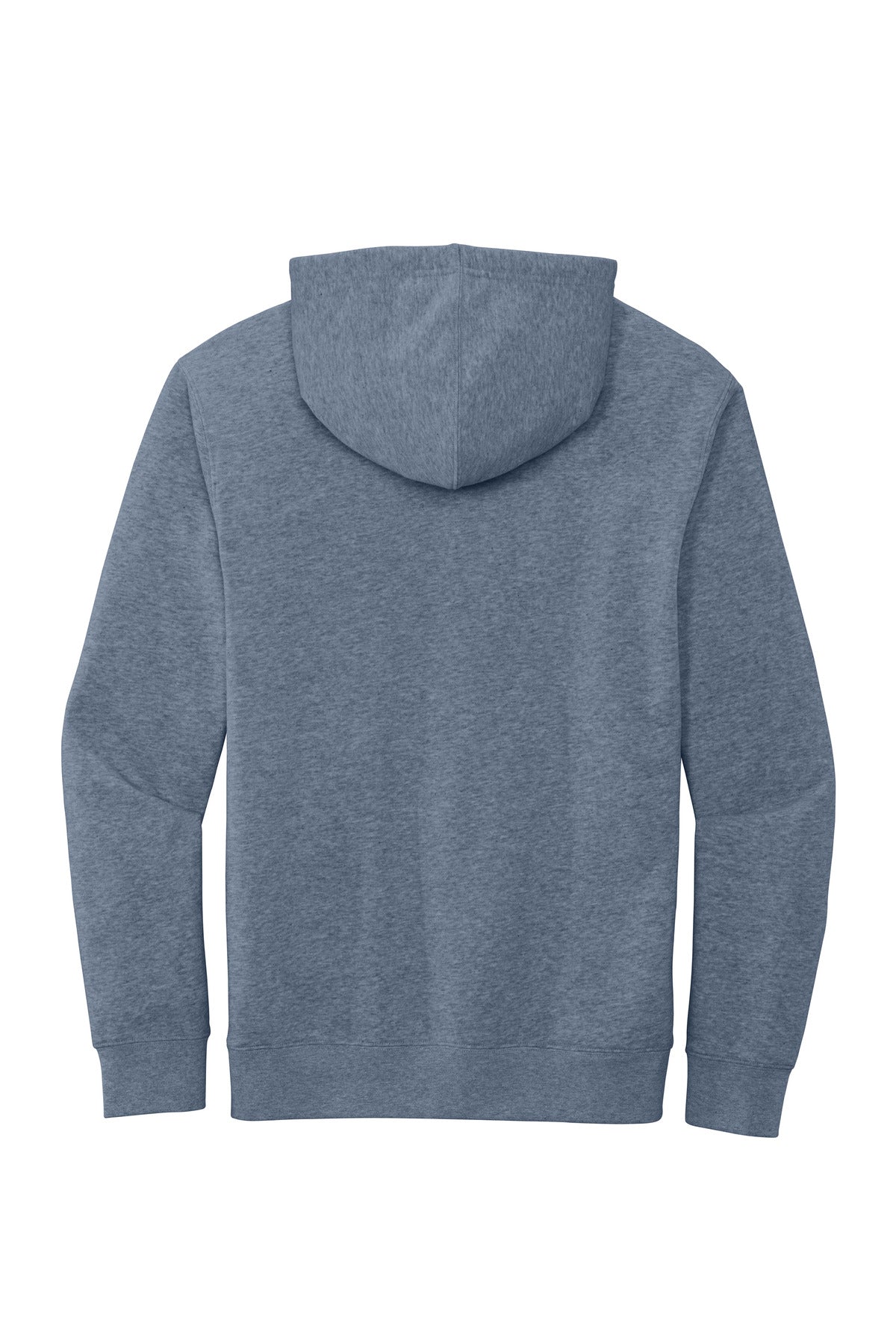 District V.I.T. Fleece Hoodie - Flint Blue Heather - flat back