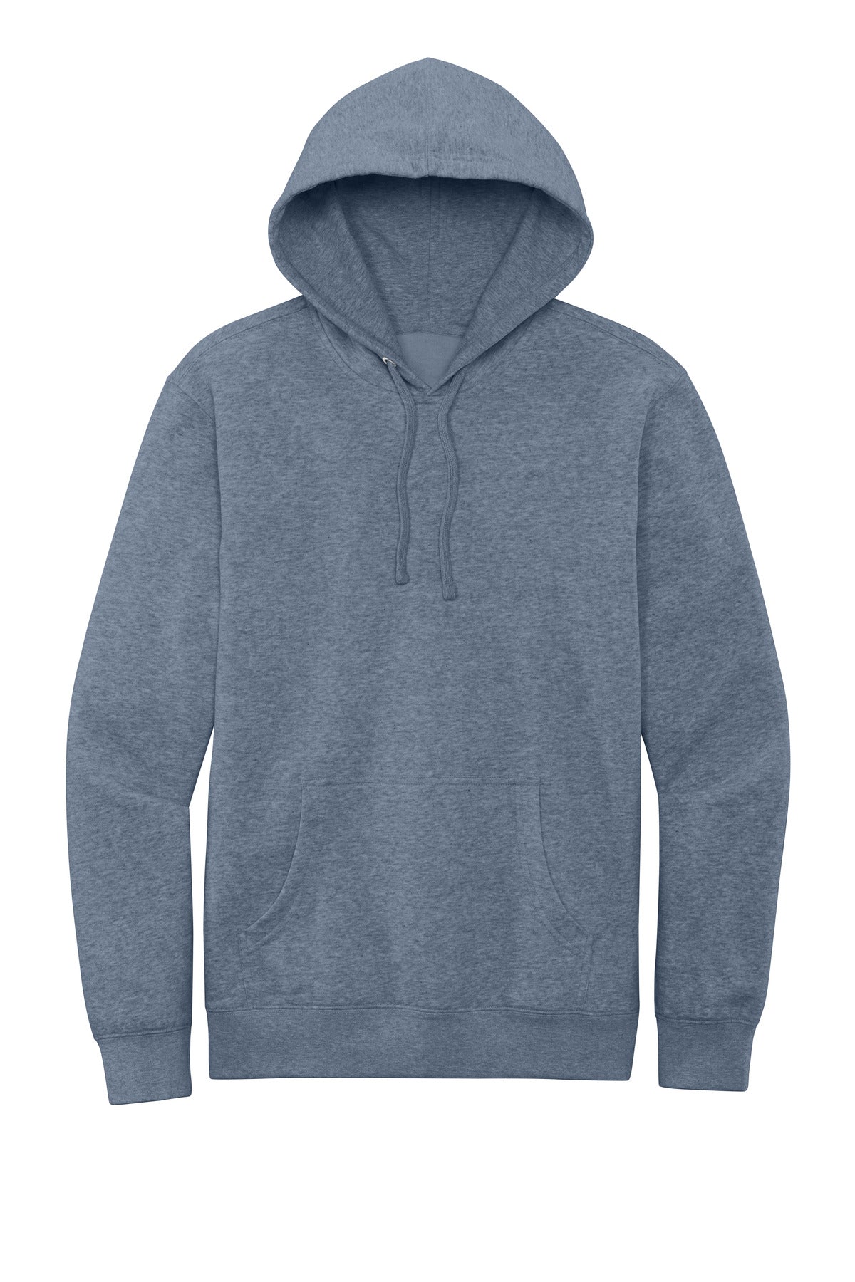 District V.I.T. Fleece Hoodie - Flint Blue Heather - flat front