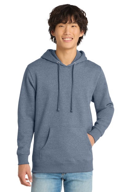District V.I.T. Fleece Hoodie - Flint Blue Heather - front