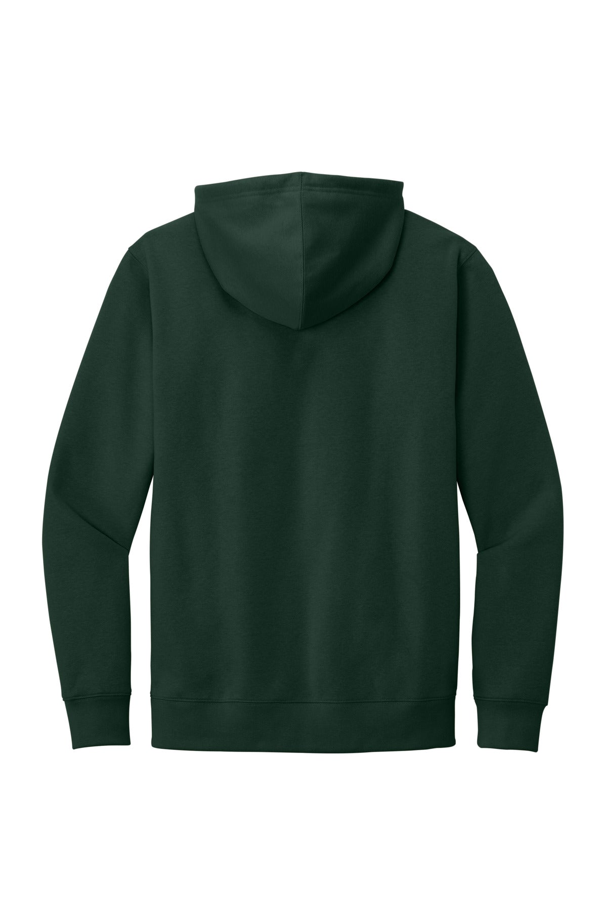District V.I.T. Fleece Hoodie - Forest Green - flat back
